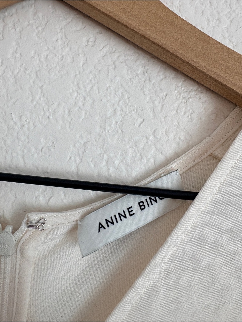 Anine Bing Zadig Elegant Cream V-Neck Maxi Dress - Picture 7 of 14